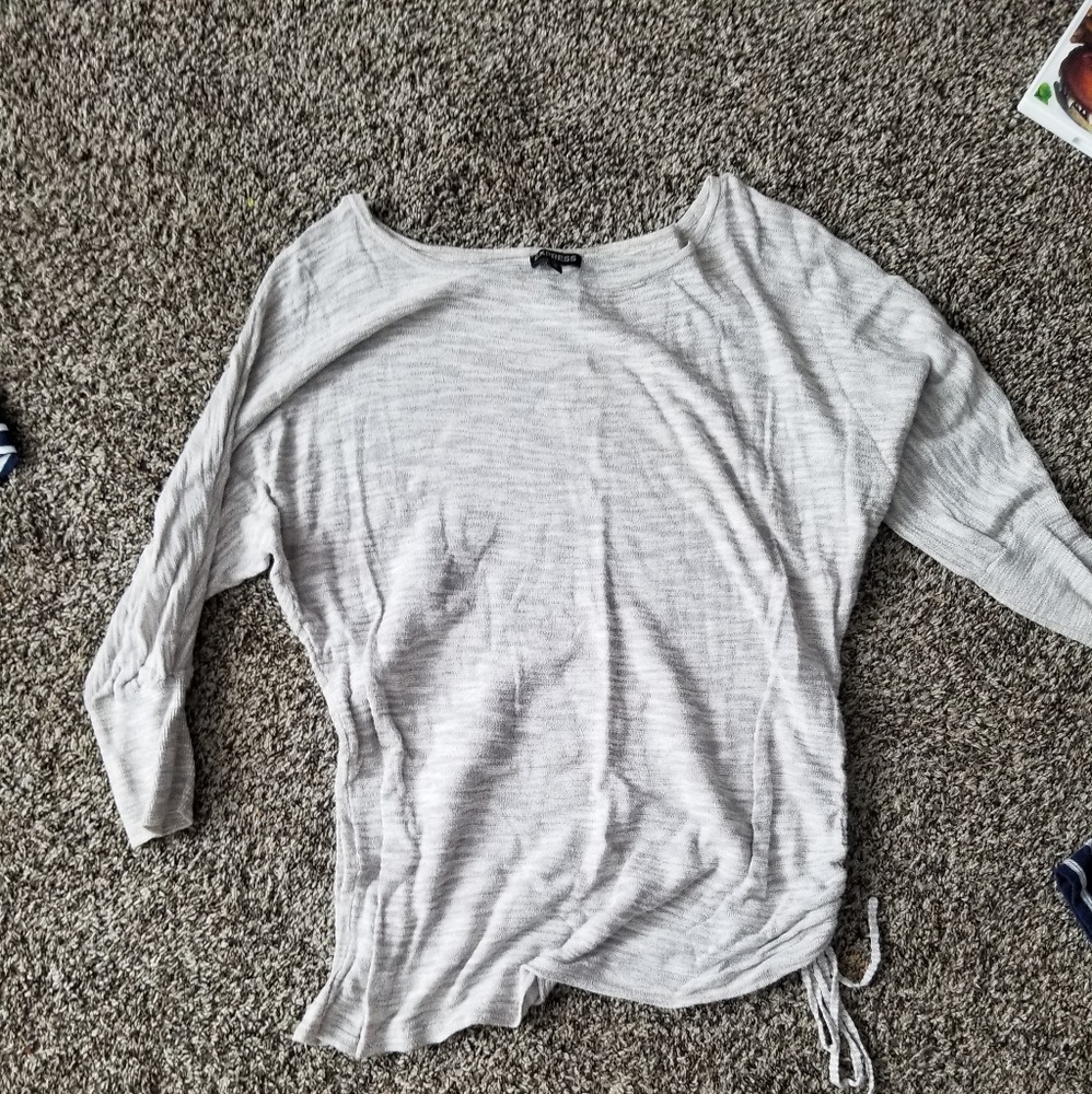 Grey dolman top